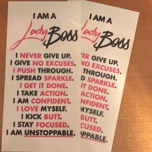 Ladyboss Manifesto Stickers